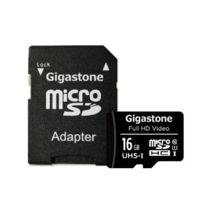 Gigastone microSDHC UHS-I U1 16G 記憶卡(附轉卡)